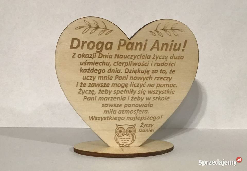 Personalizowane serduszko z okazji Dnia Ostrowiec Świętokrzyski