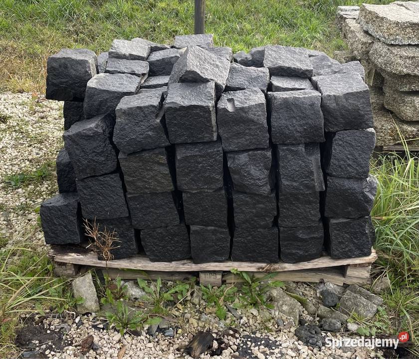 KOSTKA GRANITOWA 1517 Czarny Granit Szwed 15x17 Warszawa