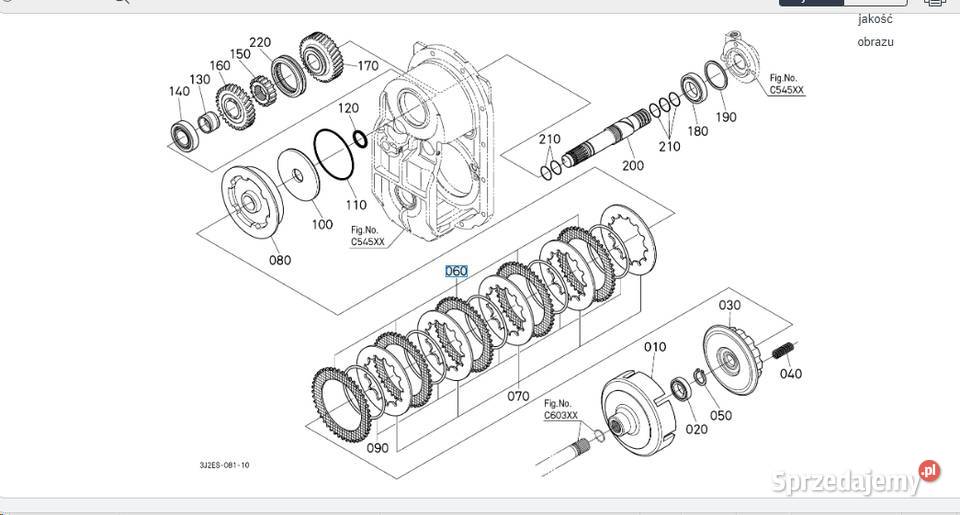 Tarcza wałka wom outer
