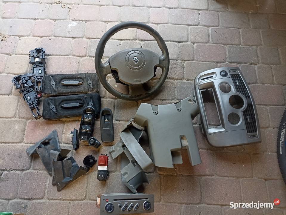 Kierownica airbag konsola scenic 2 megan Rok produkcji 2003 Śrem sprzedam