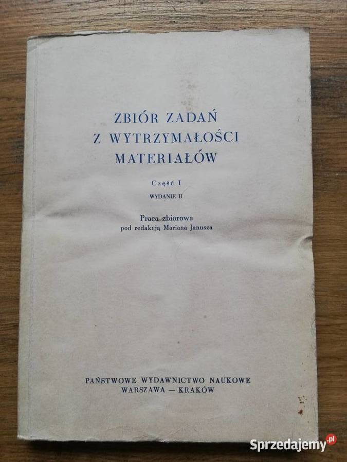 Zbiór zadań z wytrzymałości materiałów cz I M Kraków