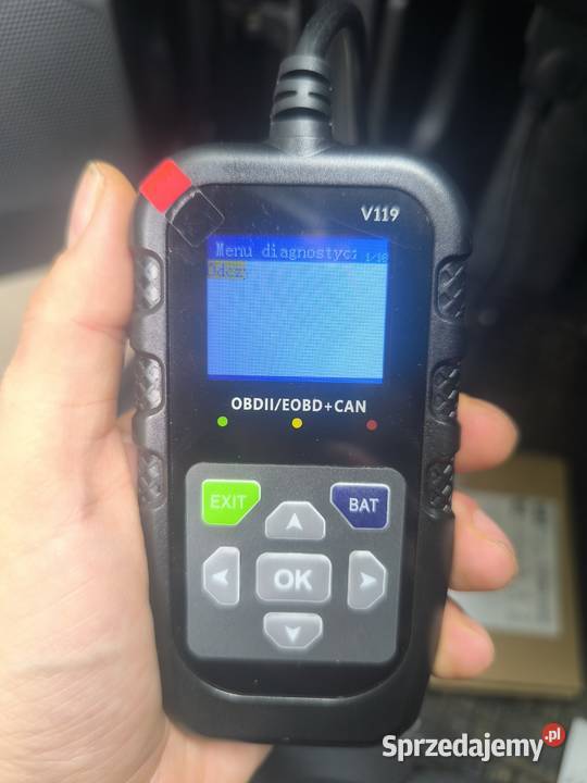 Skaner OBD2 V119 z polskim menu nowy test Motoryzacja