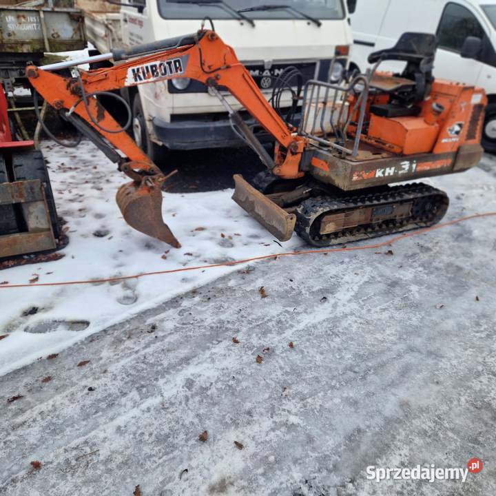 minikoparka Kubota kh31 1100 nie Koparki