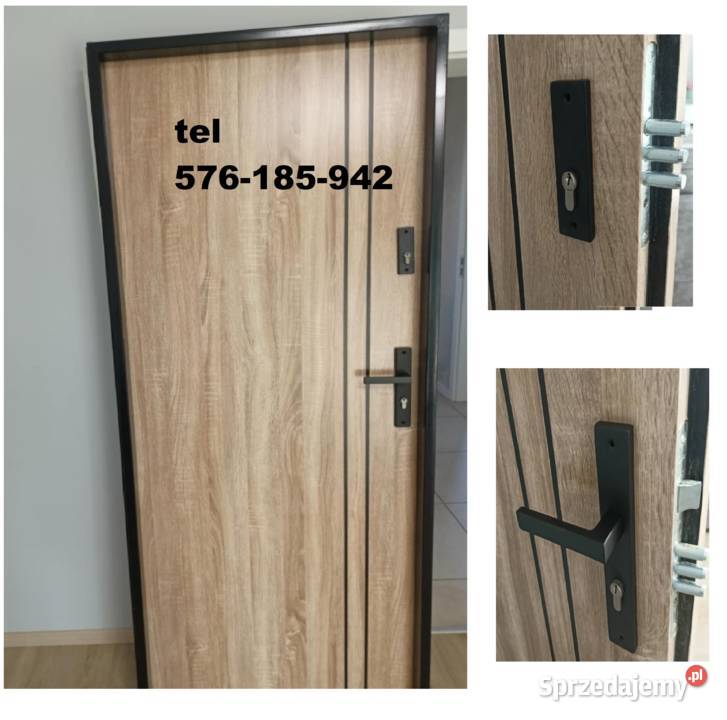 Drzwi zewnętrzne drewniane i metalowe z montażem Wieliczka