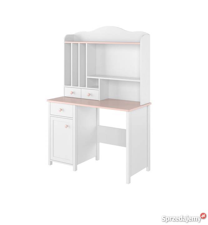 Nadstawka Na Biurko Komodę Biała Pudrowy Róż Warszawa