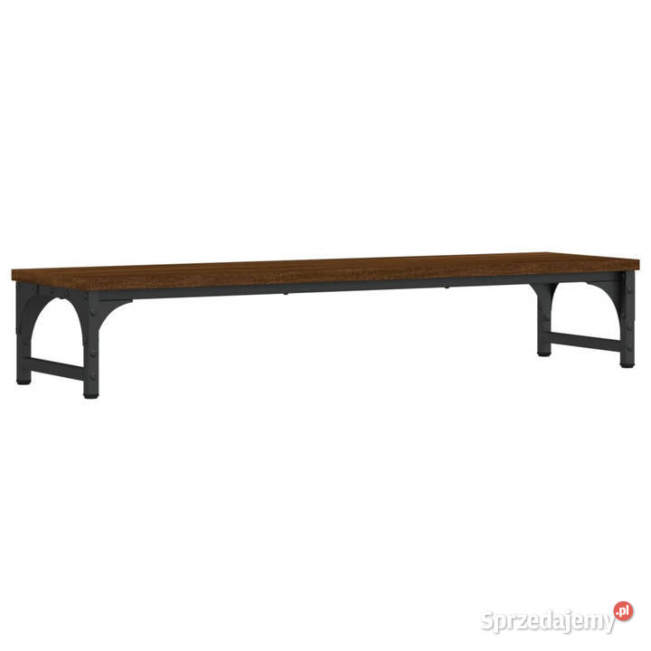 Podstawka pod monitor brązowy dąb 85x23x155 mazowieckie Warszawa
