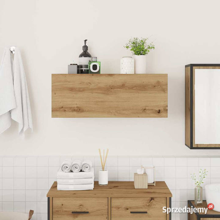 Wisząca szafka łazienkowa dąb artisan 80x25x30 Warszawa sprzedam