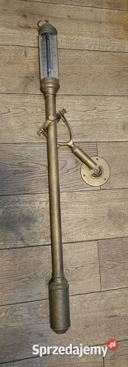 Stary mosiężny barometr okrętowy dolnośląskie Bielawa