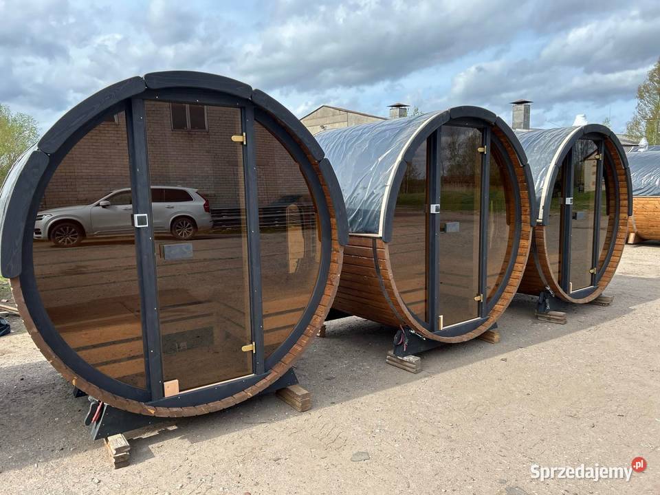 Sauna Ogrodowa Przeszklona Sauny Beczki Balie Sauny Warchały