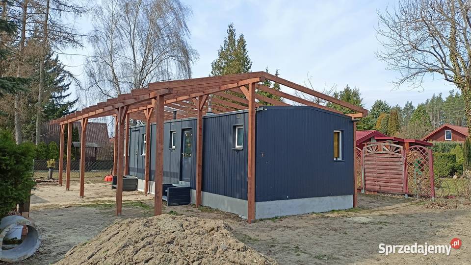 Konstrukcja szkielet wiaty altany 6m x 4m