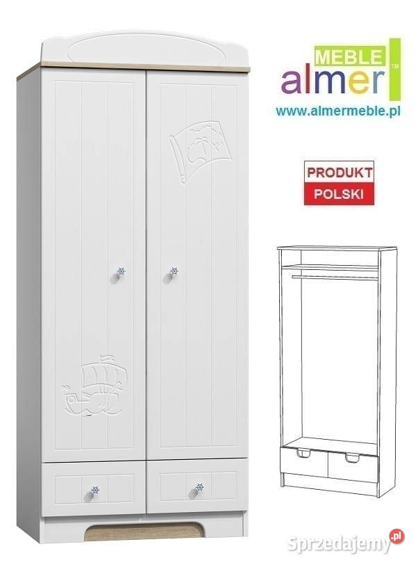 MARINE N9 szafa dziecięca 80x53 w192 Kutno