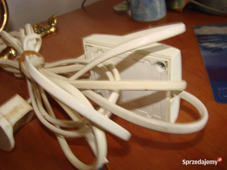 stary mosiężny kinkiet Pruszcz Gdański