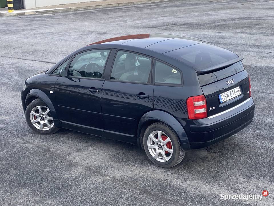 Audi A2 14 benzyna 2001 aluminiowe felgi Świdnica