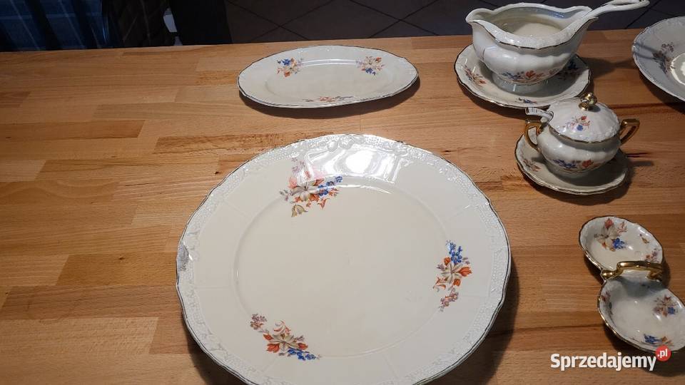 Stara piękna śląska porcelana Huta Franciszka Porcelana i szkło Bytom