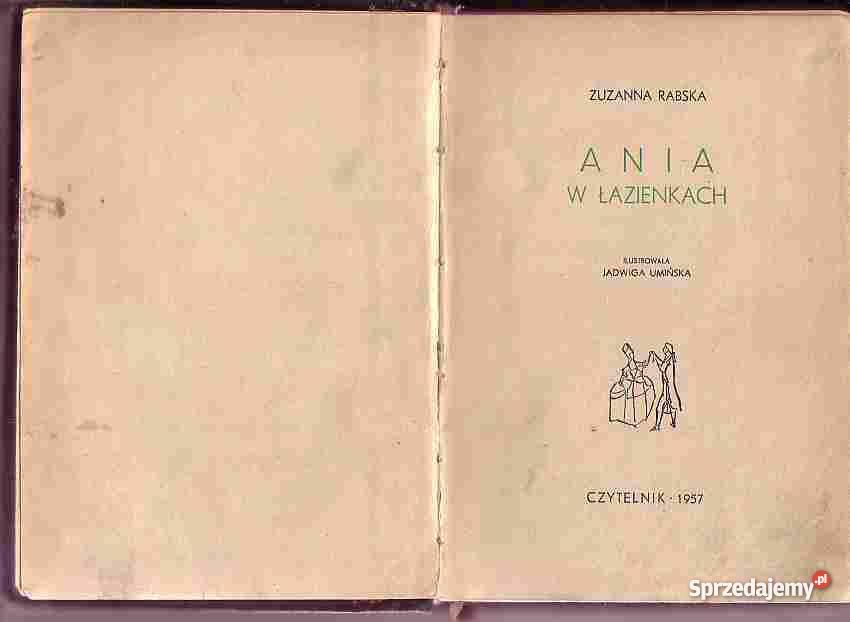 4725 ANIA W ŁAZIENKACH ZUZANNA RABSKA literatura piękna - proza polska Czyrna