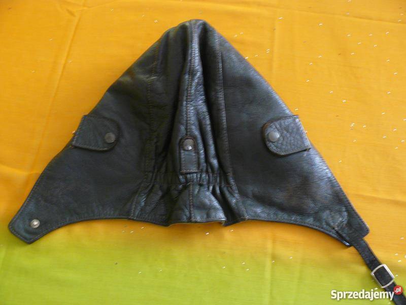 czapka pilotka niemiecka skórzana 58 Militaria Pisz