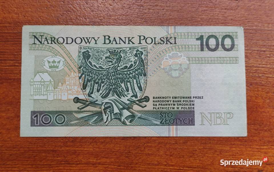 KolekcjaBanknot 100 1994 seria YM Zastępcza mazowieckie Pruszków