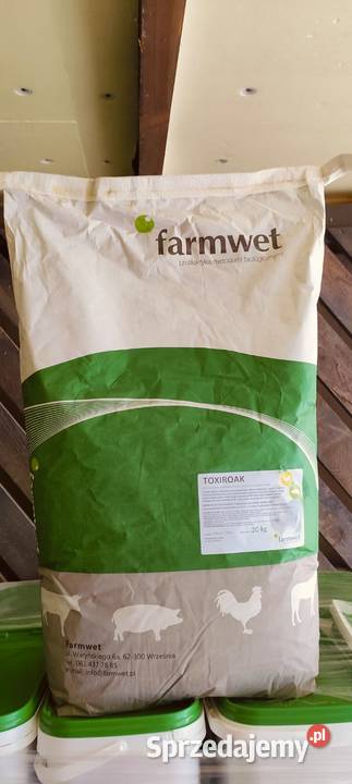 Farmwet TOXIROAK preparat wiążący i Łapy sprzedam