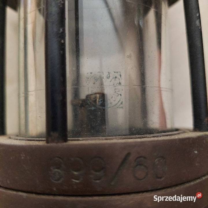 Stara lampa górnicza Oryginał Tychy