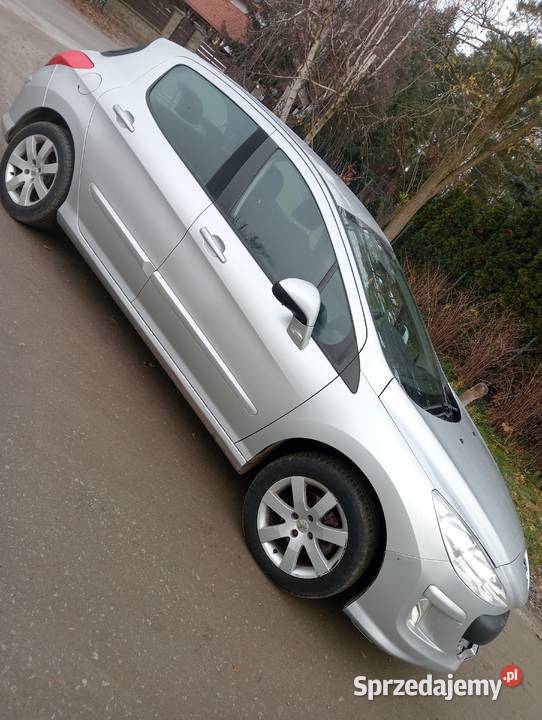 peugeot 308 Rok produkcji 2009 łódzkie Dzigorzew