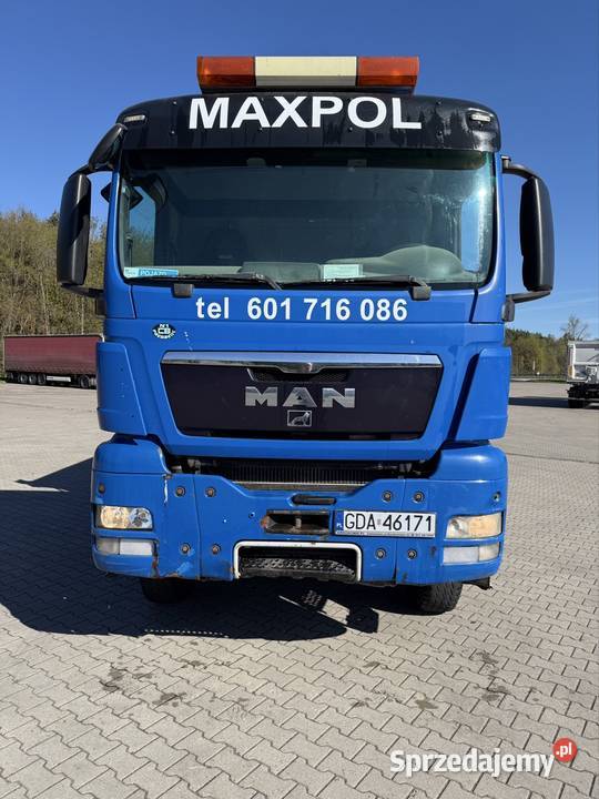 Man tgs 32440 8x8 wywrotka tylno sypowa 2009 retarder/zwalniacz Stargard sprzedam