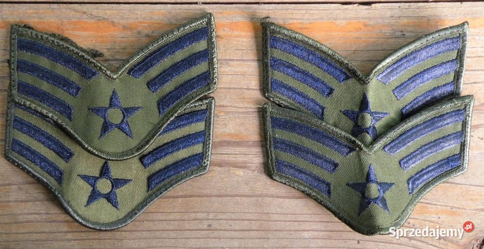 Naszywki USAF komplet 2 Senior Airman Wrocław