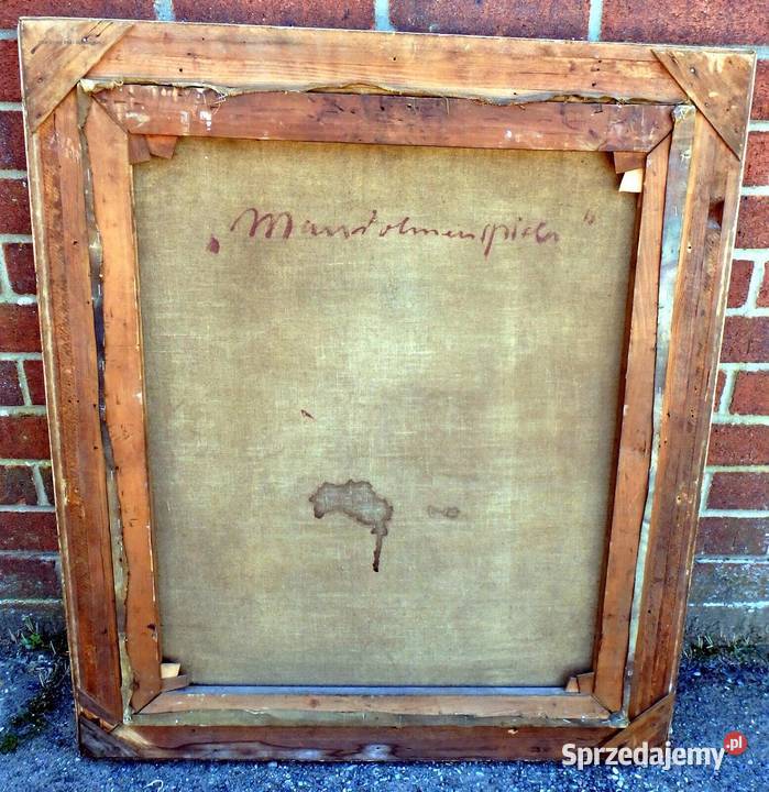 Obraz olejny z 1942 r sygnowany