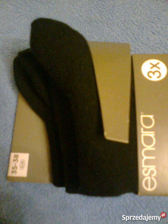 Skarpetki damskie Esmara 3pak rozmiar 3538