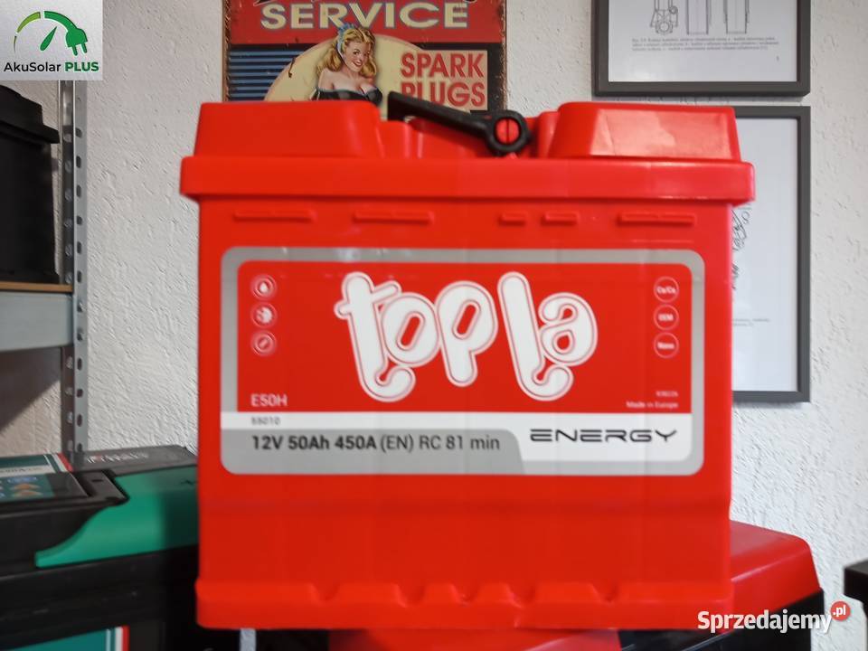 Akumulator TOPLA Energy 50Ah 450A P Częstochowa