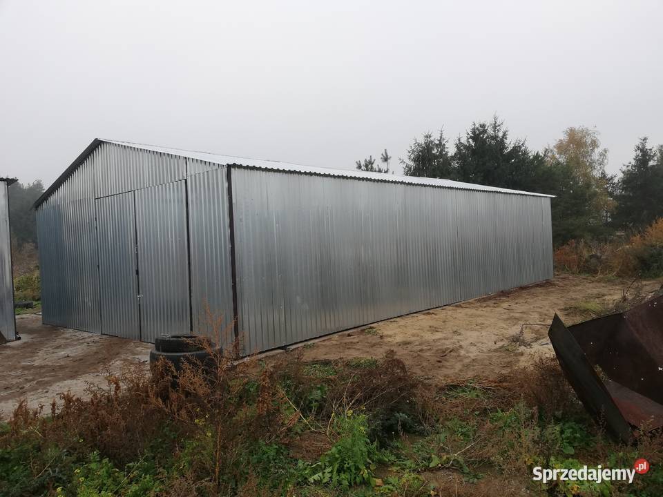 Garaż Blaszany OCYNKOWANY 6x10m Garaże Blaszane Łęczyca