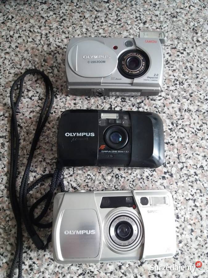 Aparaty Olympus 3 sztuki Warszawa
