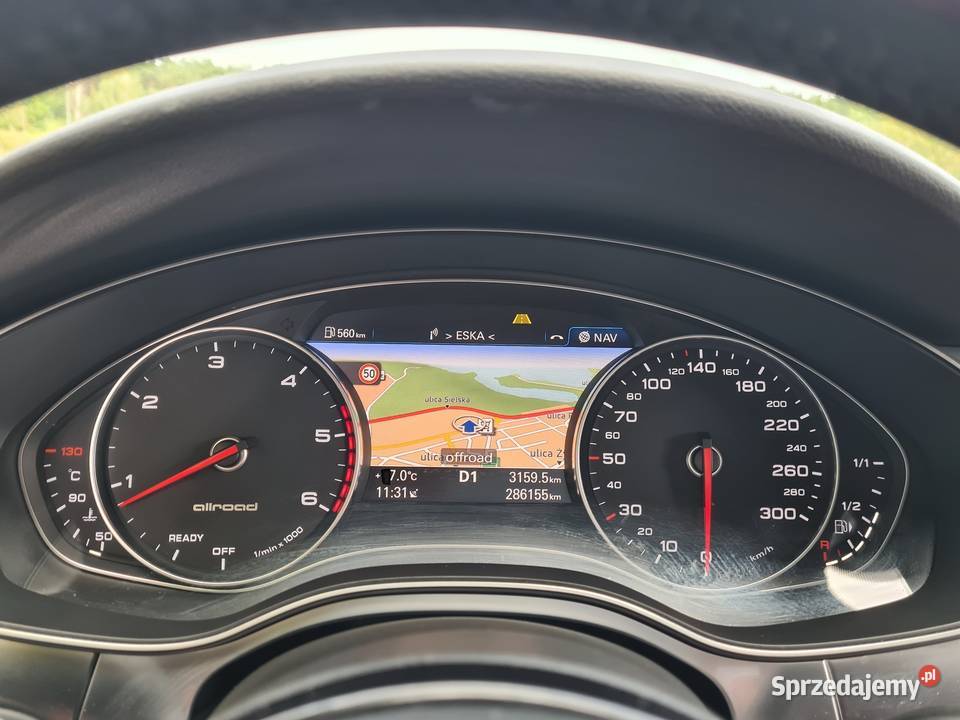 Audi A6 Allroad STronic Matrix Head Up Asystent światła przeciwmgielne A6 Allroad Olsztyn
