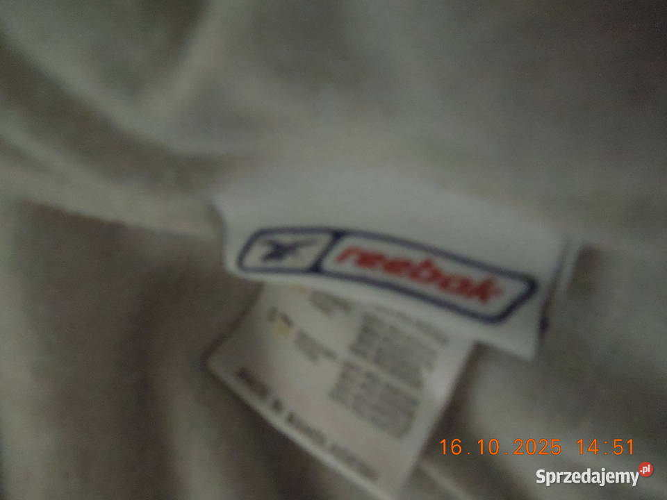 spodnie dresowe reebok sprzedam
