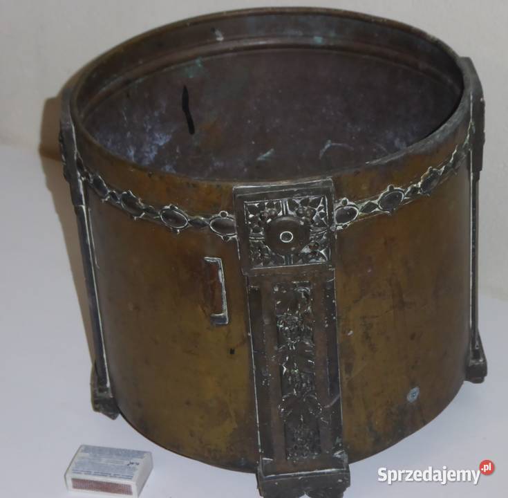 Antyczna Donica z brązu Secesja motyw winorośli Antyki Wrocław sprzedam