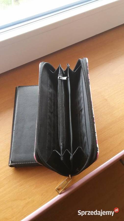 Elegancki kolorowy duży porfel Dla kobiet Sosnowiec