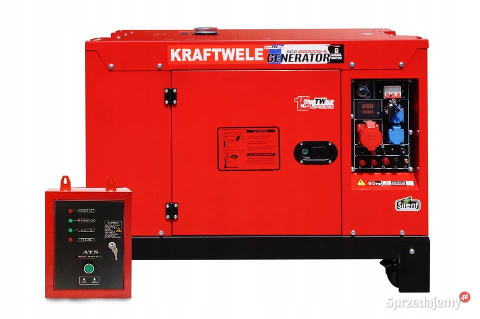 AGREGAT GENERATOR PRĄDOTWÓRCZY 22KVA DIESEL 3F Ząbkowice Śląskie