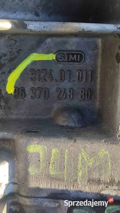 SKRZYNIA BIEGÓW 22 HDI 9637024880 FIAT DUCATO Włoszczowa