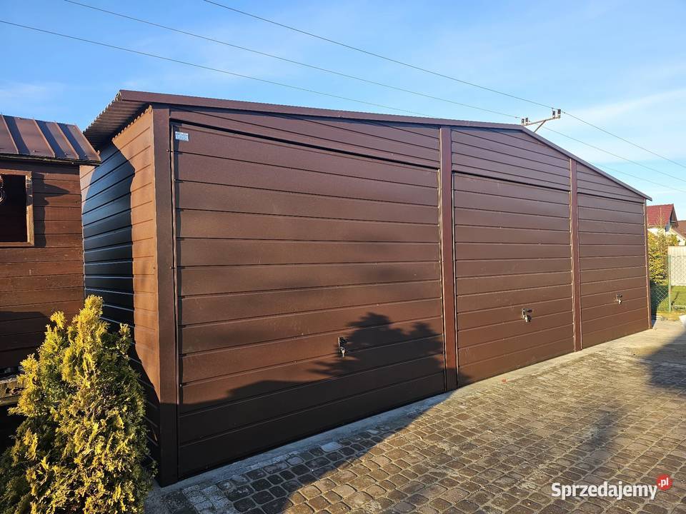Garaż Mocny Premium 9x5 3 bramy Garaże CAŁA Jędrzejów
