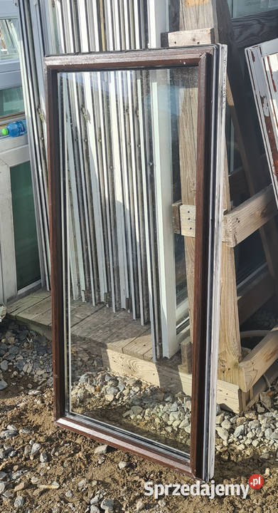 OKNA KacprzaK Witryna 61x126 FIX Używany Orzech Siedlce
