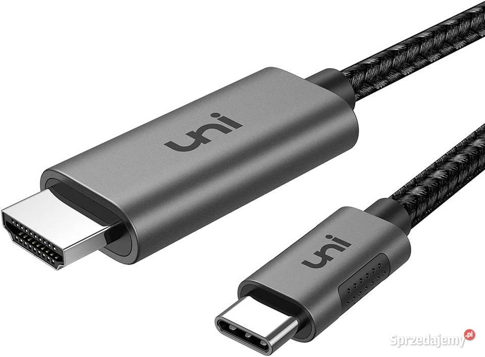 UNI KABEL PRZEJŚCIÓWKA USB-C NA HDMI 4K 60Hz 1M