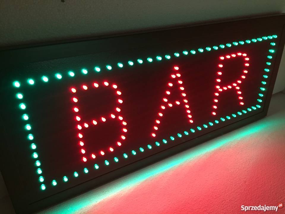 BAR reklama diodowa 60x25 NOWA 230V Pomiechówek reklama