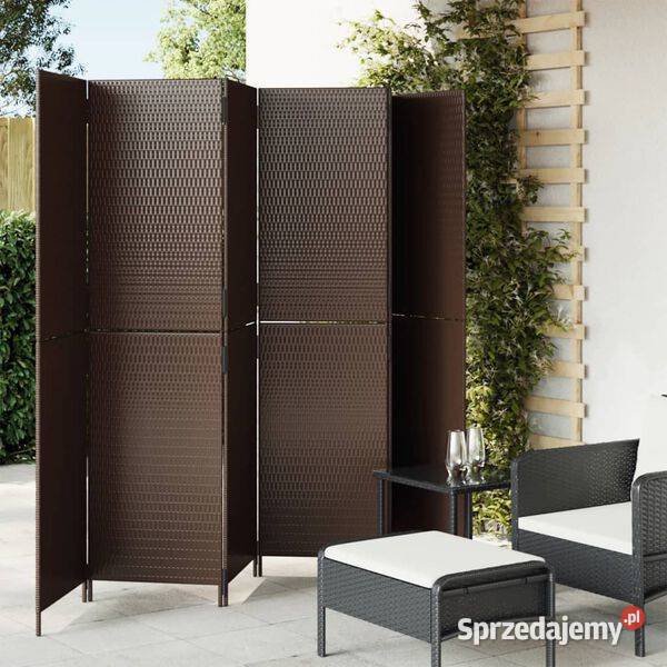 vidaXL Parawan 6panelowy brązowy Warszawa