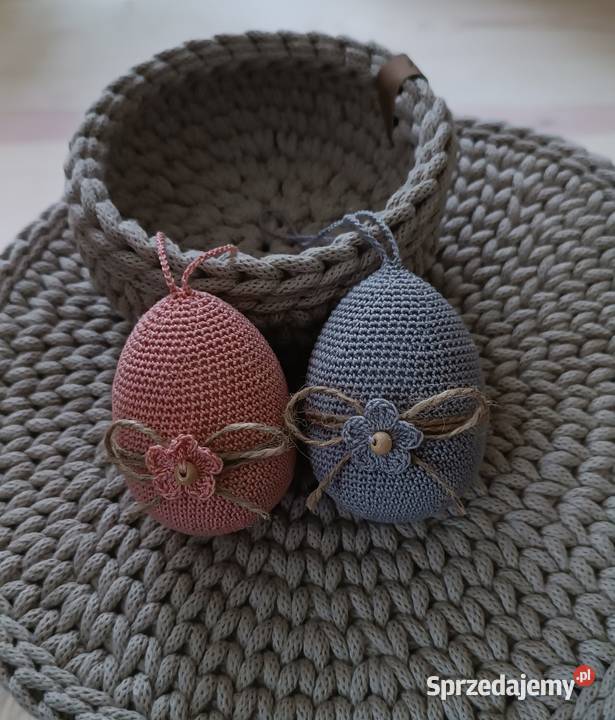 Szydełkowe pisanki Luzino