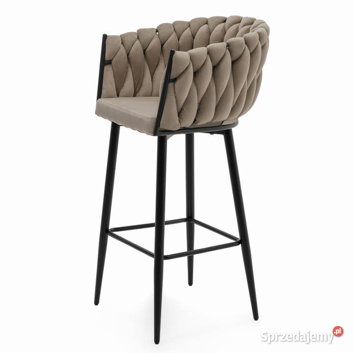 Ciemnobeżowy Hoker Tapicerowany Latina Wysyłka Tarchały Małe