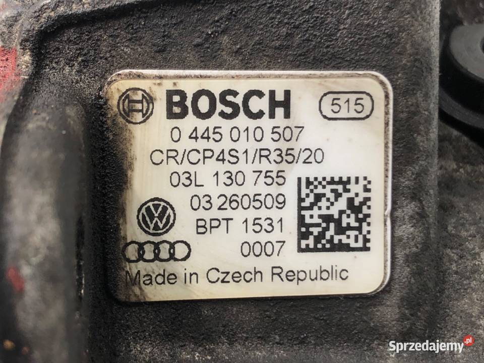 POMPA WTRYSKOWA AUDI A4 B8 0445010507 20 143