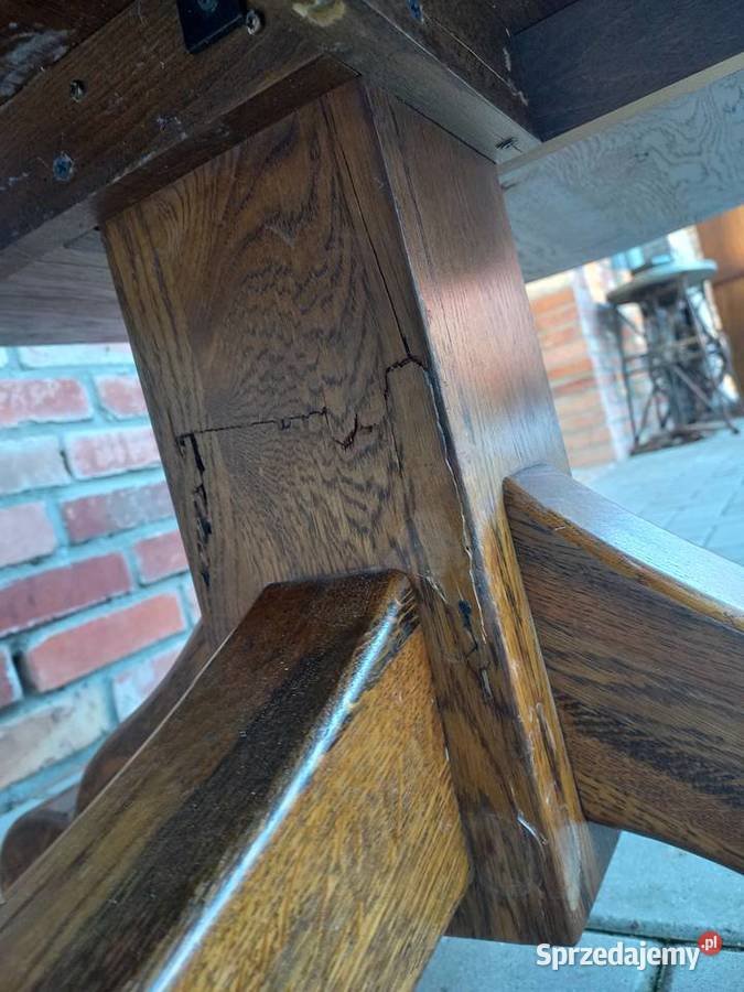 Stolik kawowy dębowy owalny holenderski Ława 455 zachodniopomorskie sprzedam