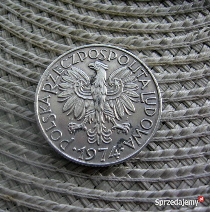 Polska 5 1974r Rybak Numizmatyka wielkopolskie Kalisz