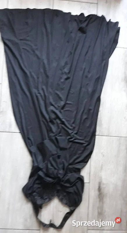 Czarna suknia wieczorowa piękna perła na plecach czarny Sosnowiec