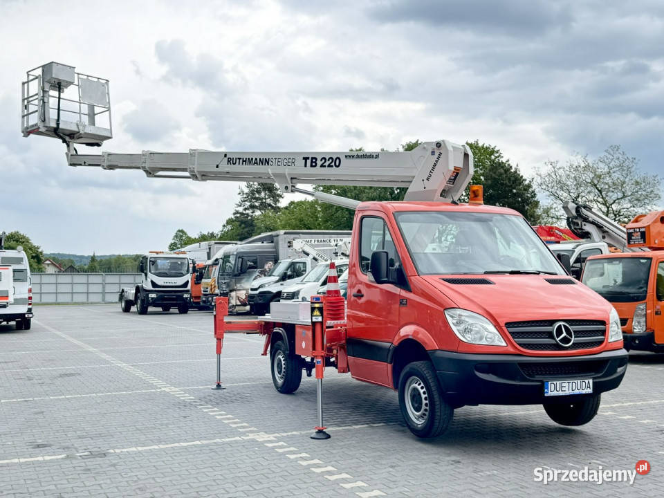 Mercedes Sprinter Podnośnik Koszowy 22m RUTHMANN Widełki sprzedam