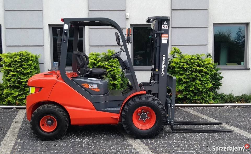 Fabrycznie nowy wózek widłowy terenowy LONKING kabina Wózki widłowe Wrocław